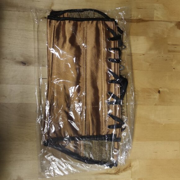 💜 Gold Sparkle Overbust Corset and Thong Set - Picture 7 of 7